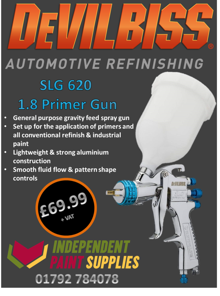 Devilbiss SLG620 1.8 Primer Gun Independent Paint Supplies Ltd
