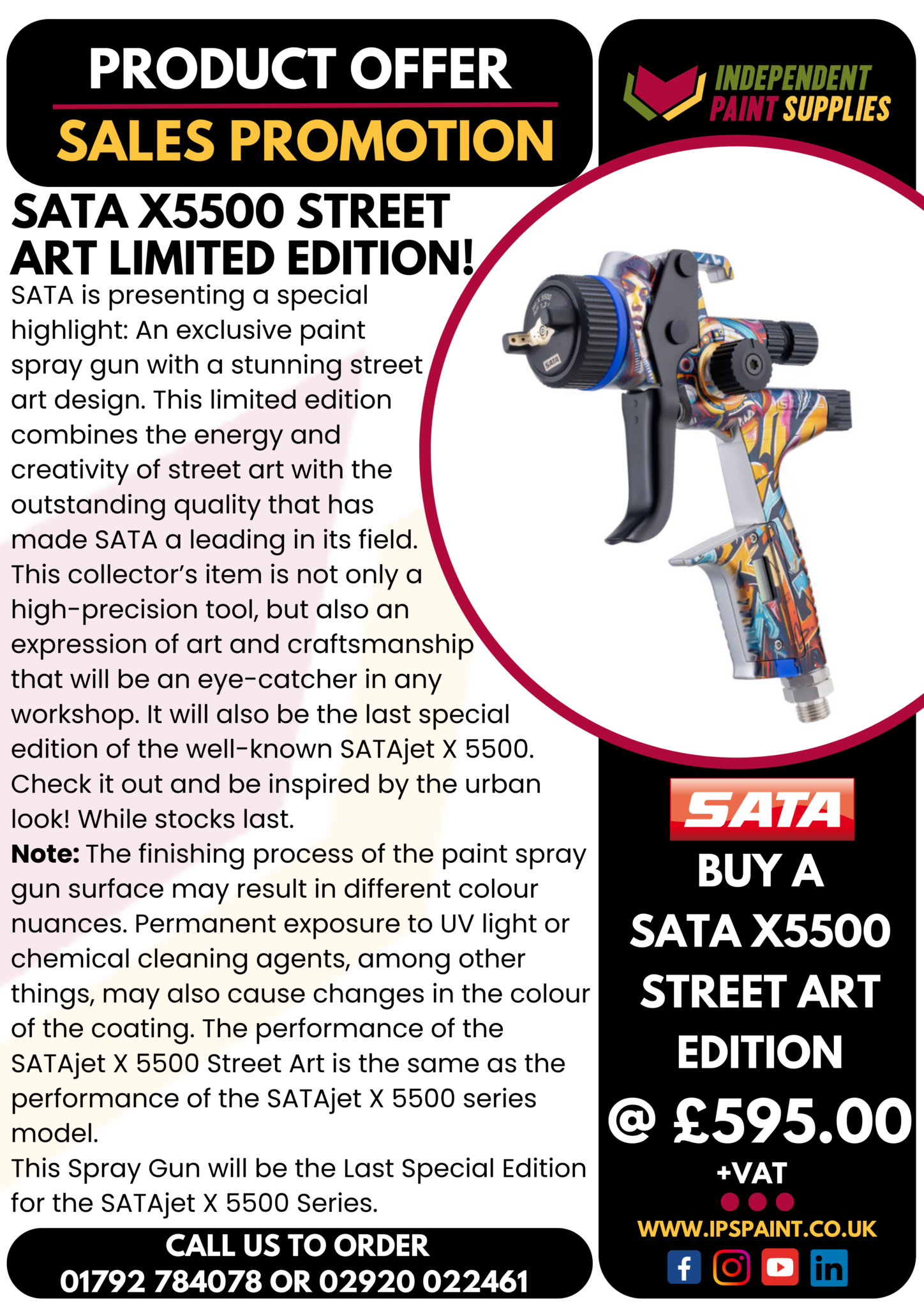 Limited Edition Deal on Sata Spray Gun Independent Paint Supplies Ltd