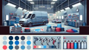 Illustration representing professional-grade valeting supplies for commercial garages
