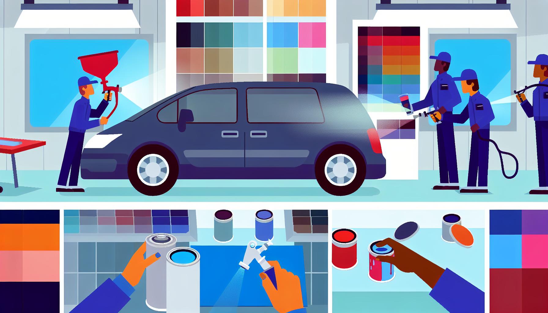 Illustration representing valeting hacks: quick and easy ways to maintain your car’s cleanliness