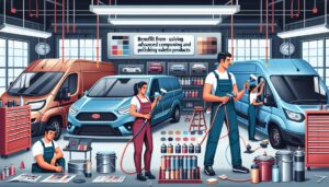 Illustration representing how have uk garages benefited from using advanced compounding and polishing valeting products