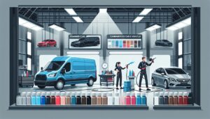 Illustration representing preparing for detail: how commercial garages can achieve showroom shine with professional valeting products