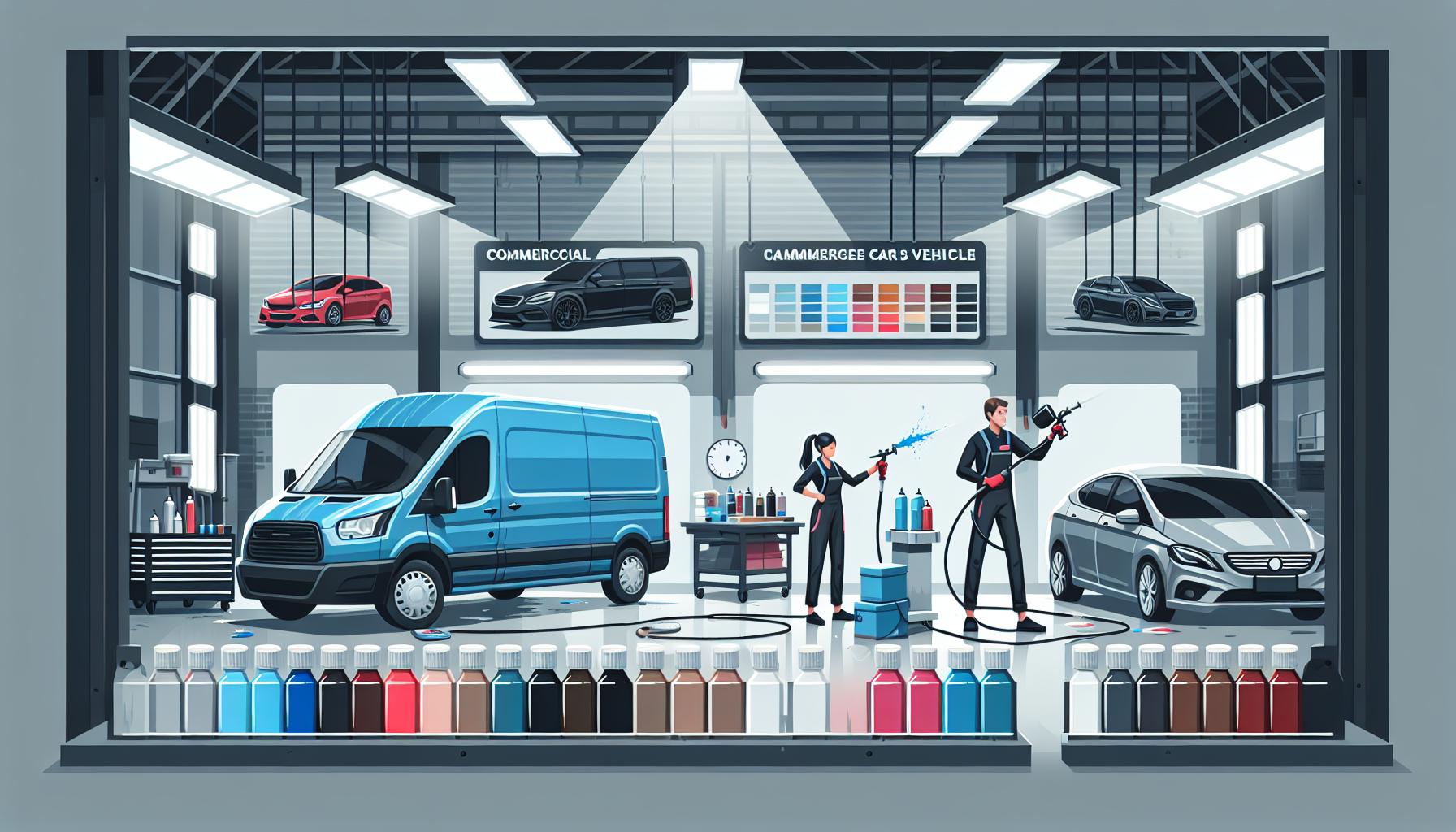 Illustration representing preparing for detail: how commercial garages can achieve showroom shine with professional valeting products