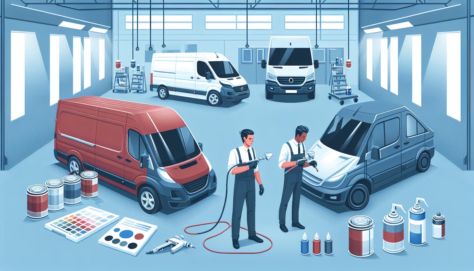 Illustration representing the rise of smart repairs: how valeting products are shaping the industry