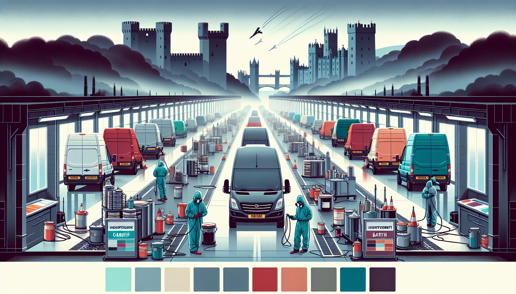 Illustration representing from cardiff to carmarthen: why independent paint supplies leads south wales in valeting solutions
