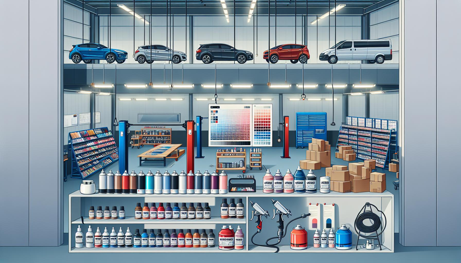 Illustration representing must-have valeting products for uk garages in 2025