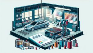 Illustration representing a complete guide to choosing the right valeting chemicals for your workshop