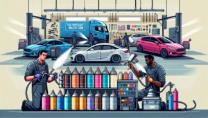 Illustration representing high-performance valeting supplies built for professional garages