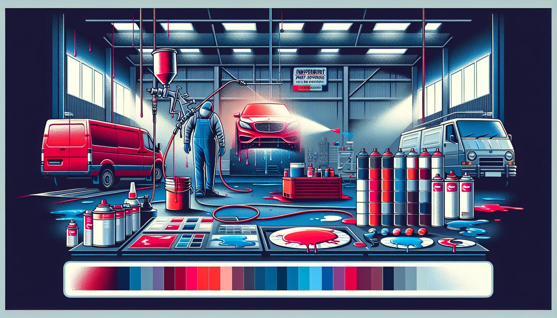 Illustration representing independent paint supplies: the trusted name for uk valeting essentials