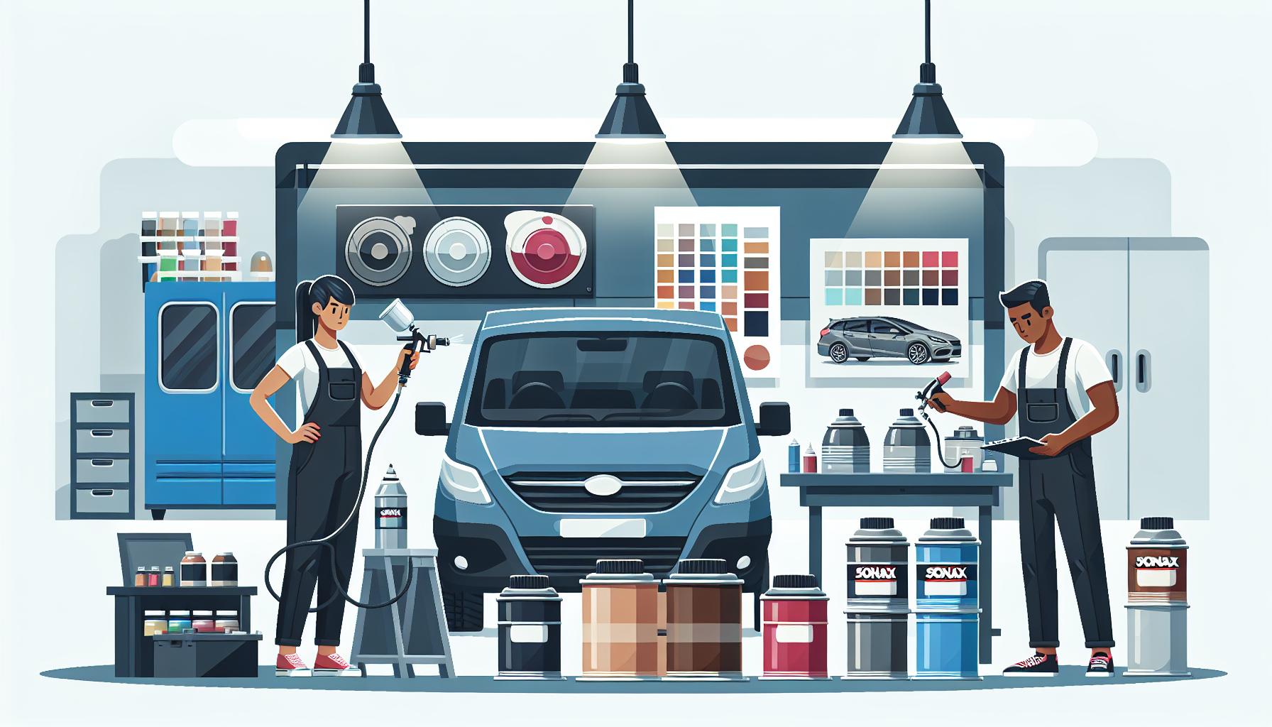 Illustration representing enhance your customer experience with premium valeting solutions from sonax