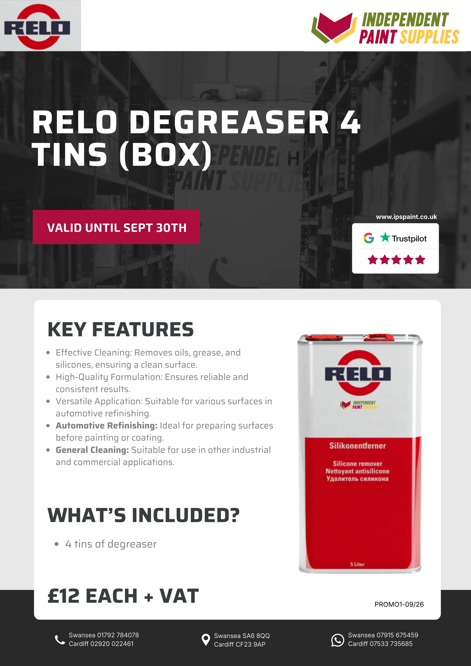 Relo monthly deals sheet