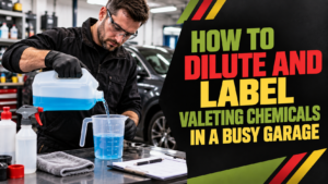 Diluting & Labelling Valeting Chemicals: A How-To For Busy Garages