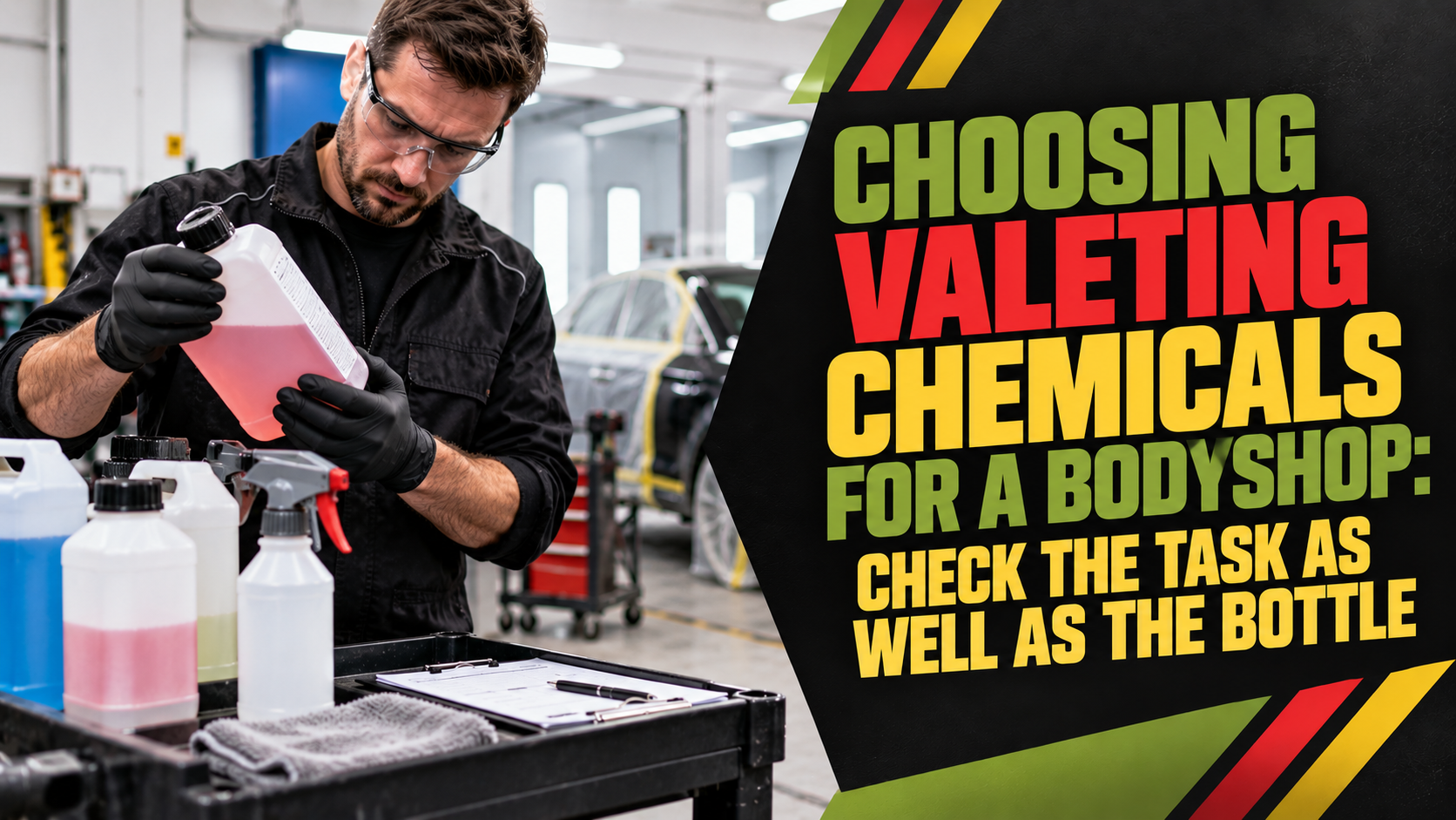 Valeting Chemicals for Bodyshops: Choosing by Task, Not the Bottle