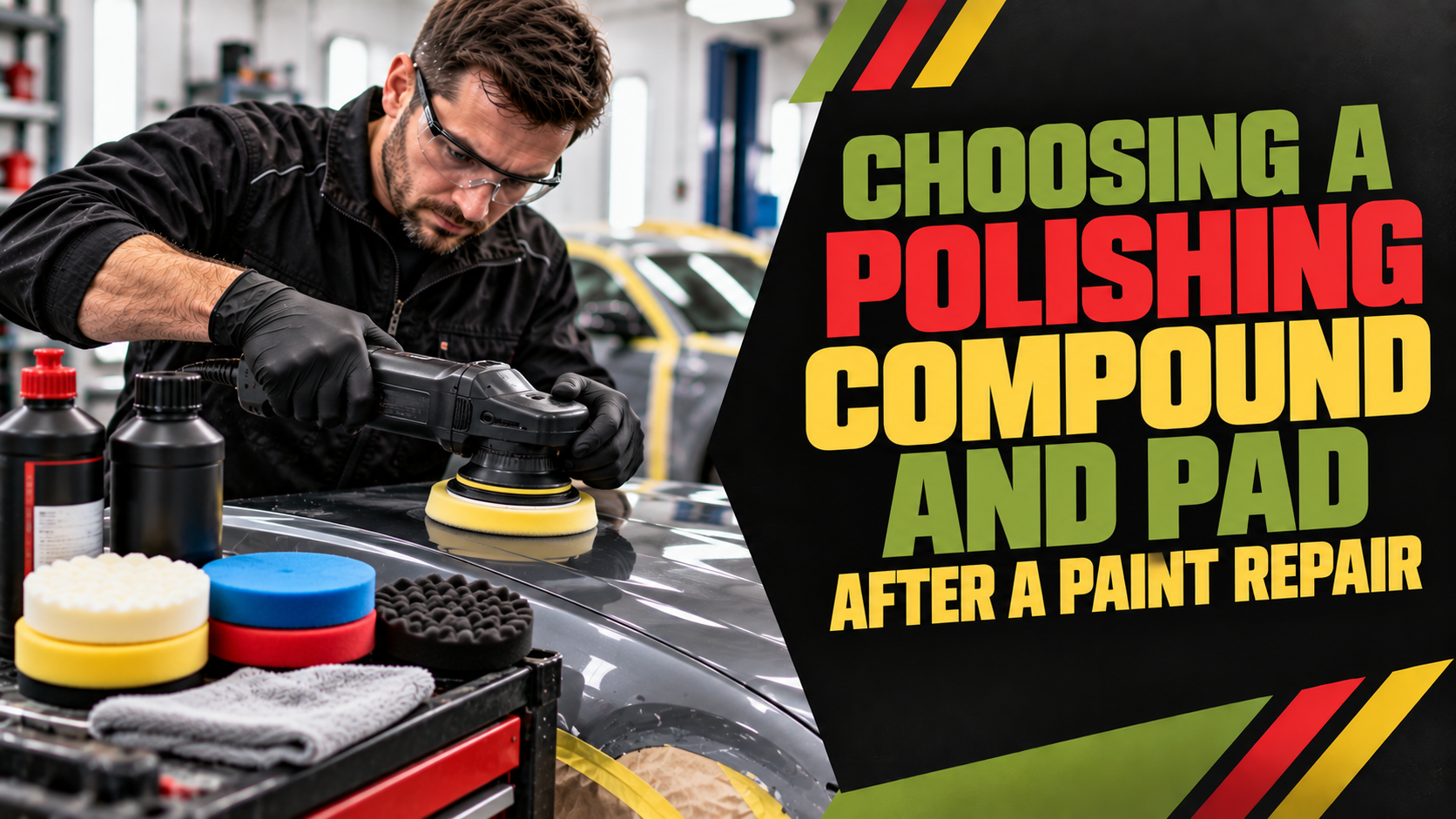 Choosing a polishing compound and pad after a paint repair